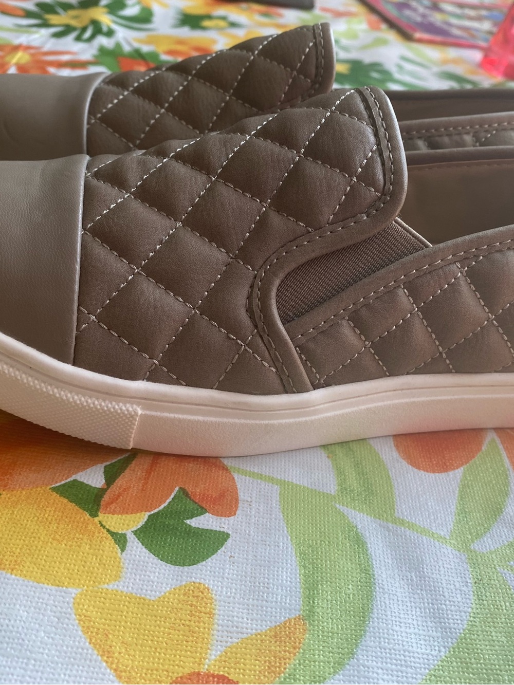 Steve Madden Quilted Faux Leather Slip-On Sneakers - Picture 5 of 11